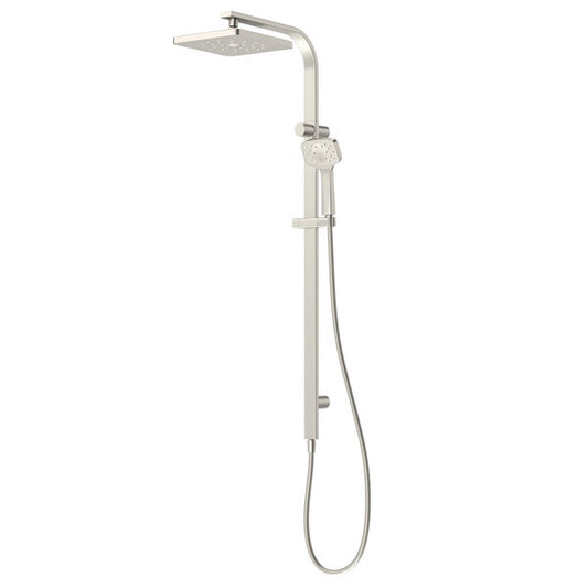 Methven Waipori MK2 Satinjet Rail Shower With Overhead - Brushed Nickel