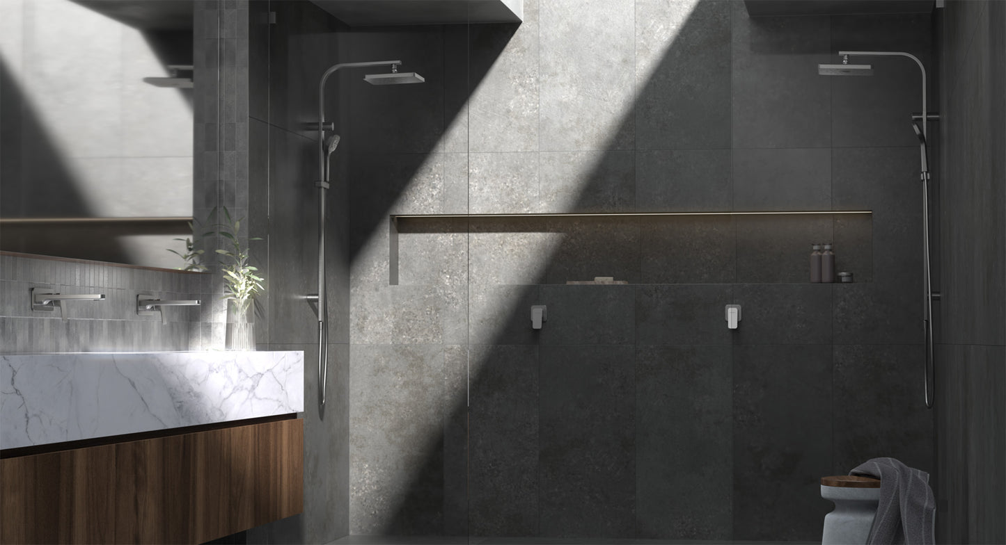 Methven Waipori MK2 Satinjet Rail Shower With Overhead - Brushed Nickel