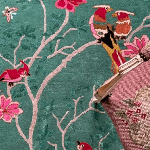 Wendy Morrison Rug - Birdsong Jade
