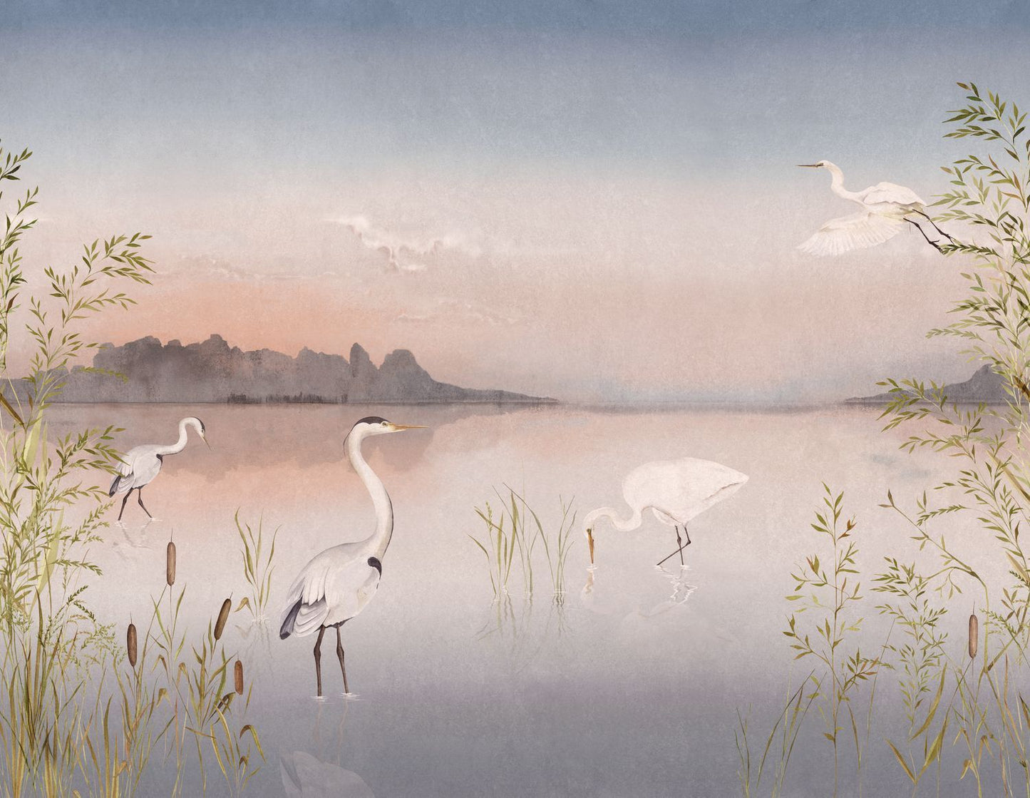 Wild Marsh Wallpaper Mural - Casadeco