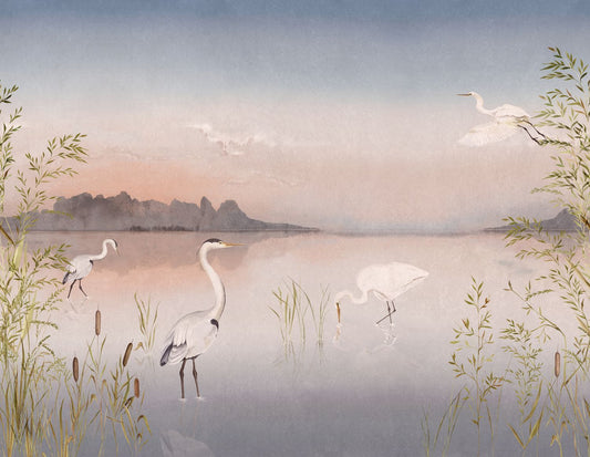 Wild Marsh Wallpaper Mural - Casadeco