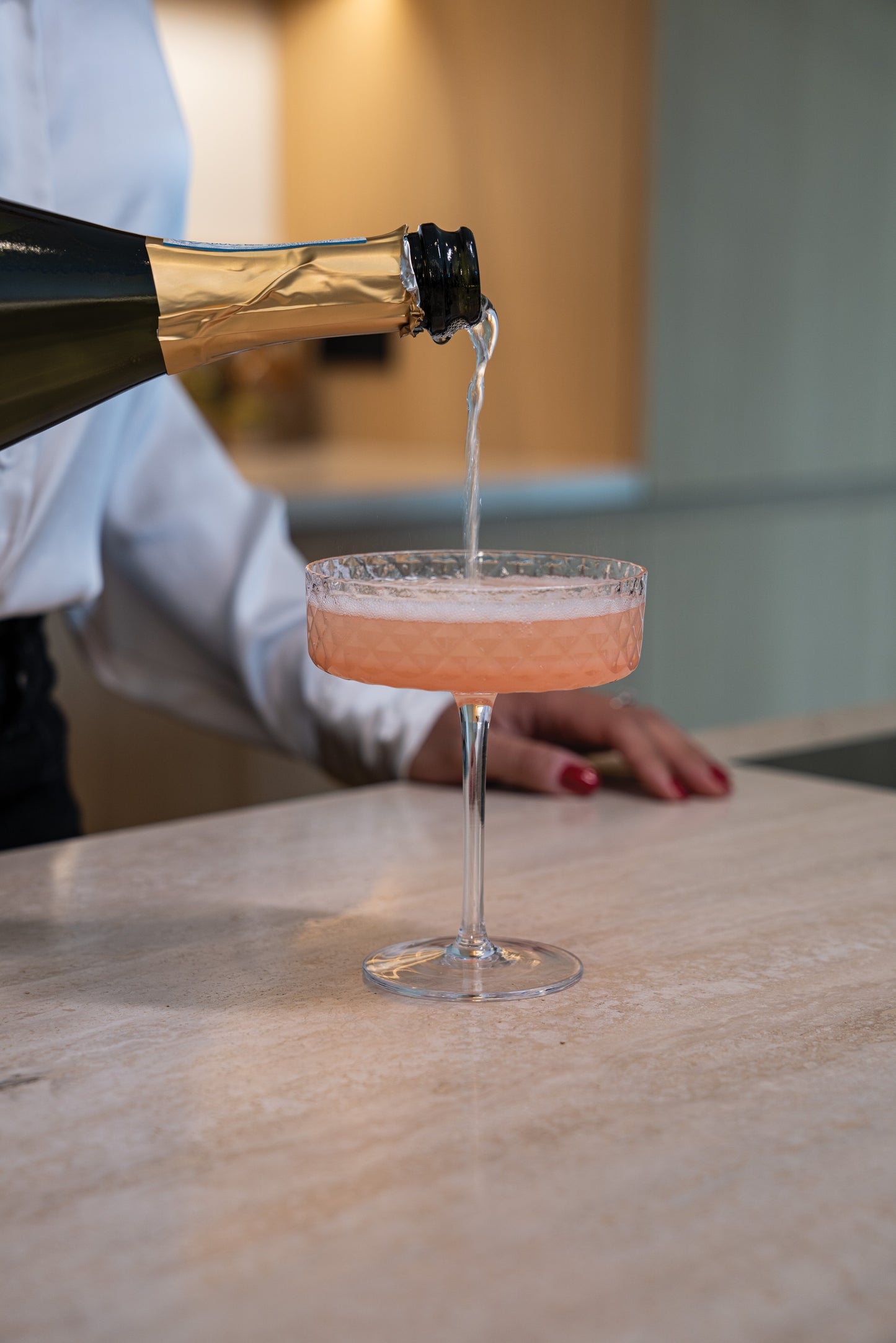 Veneziano Mixology Champagne Goblet - Zafferano