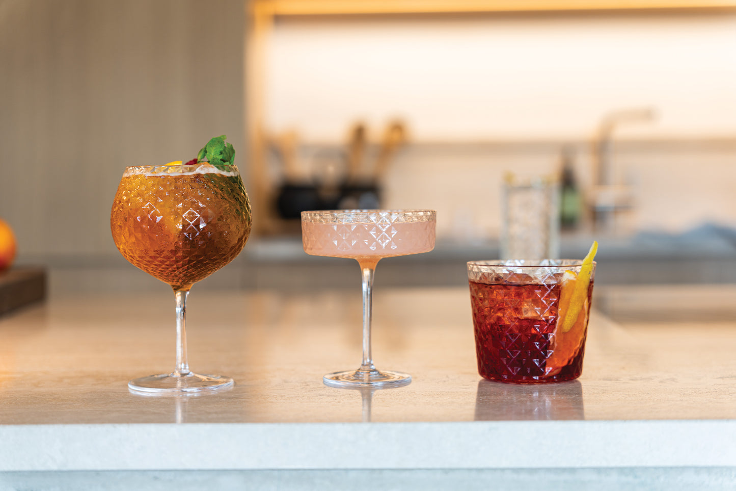 Veneziano Mixology Whisky Tumbler - Zafferano