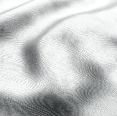 Lizard Faux Leather Cushion - Metallic Silver