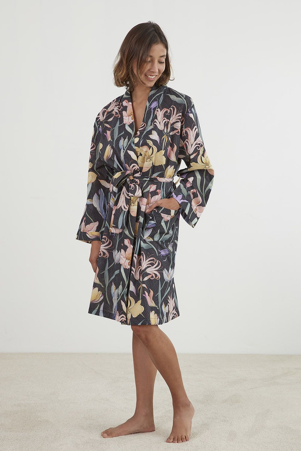 Botanical Kimono Robe