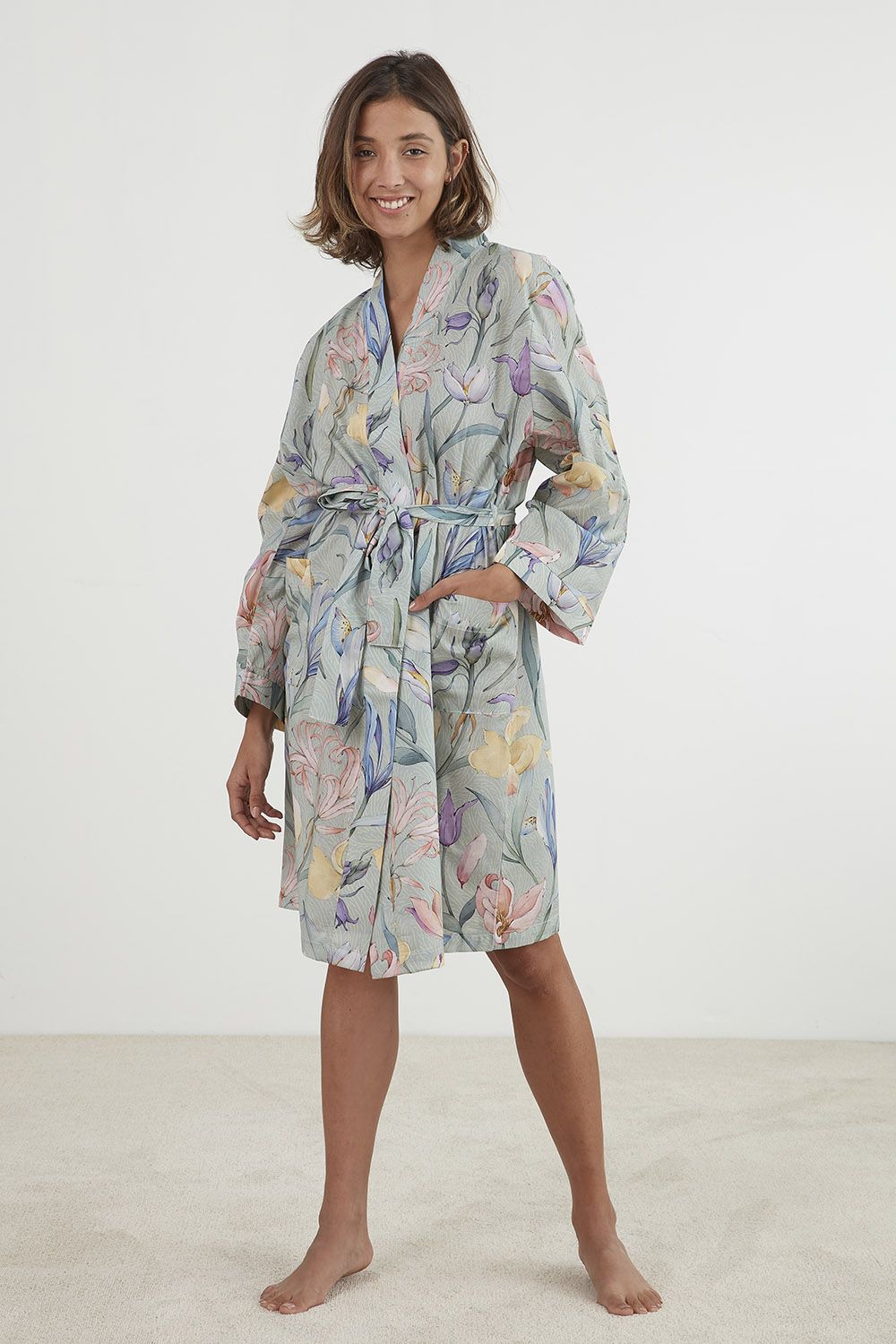 Botanical Kimono Robe