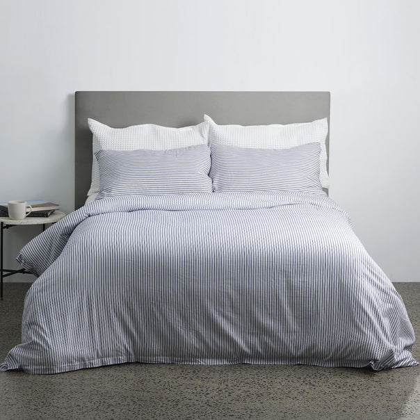 Classic Ticking Duvet Sets - Seneca
