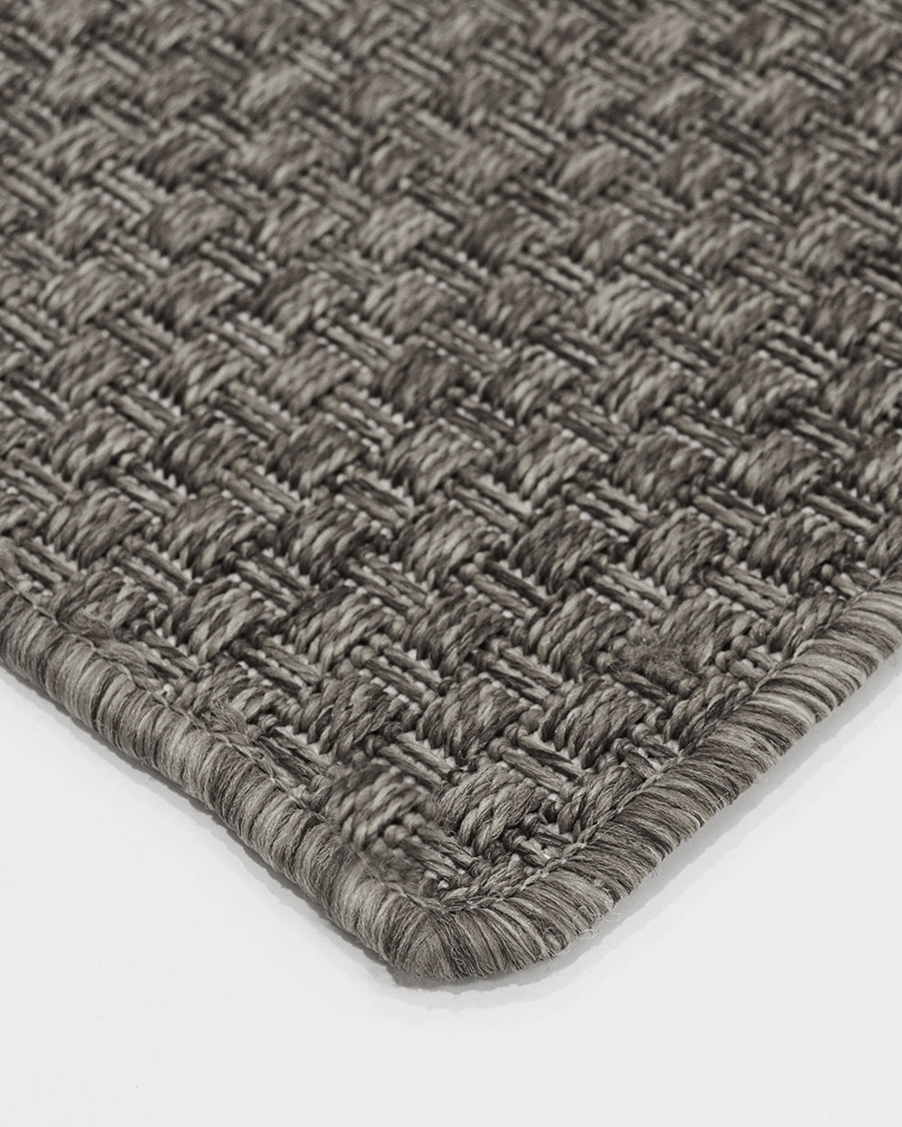 Flax Floor Outdoor Rug Charcoal - 200x290cm