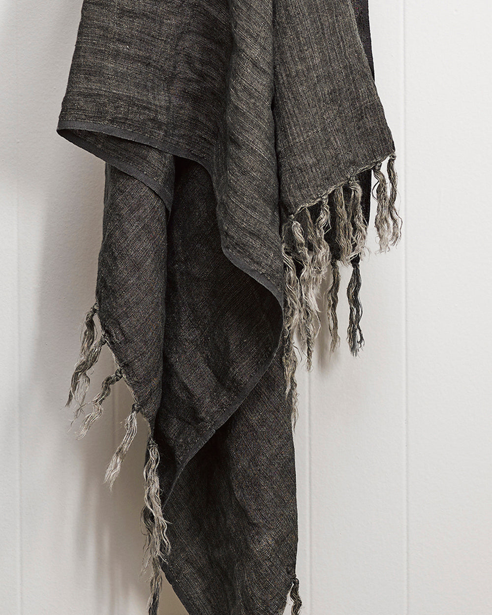 Indira Linen Throw - French Navy