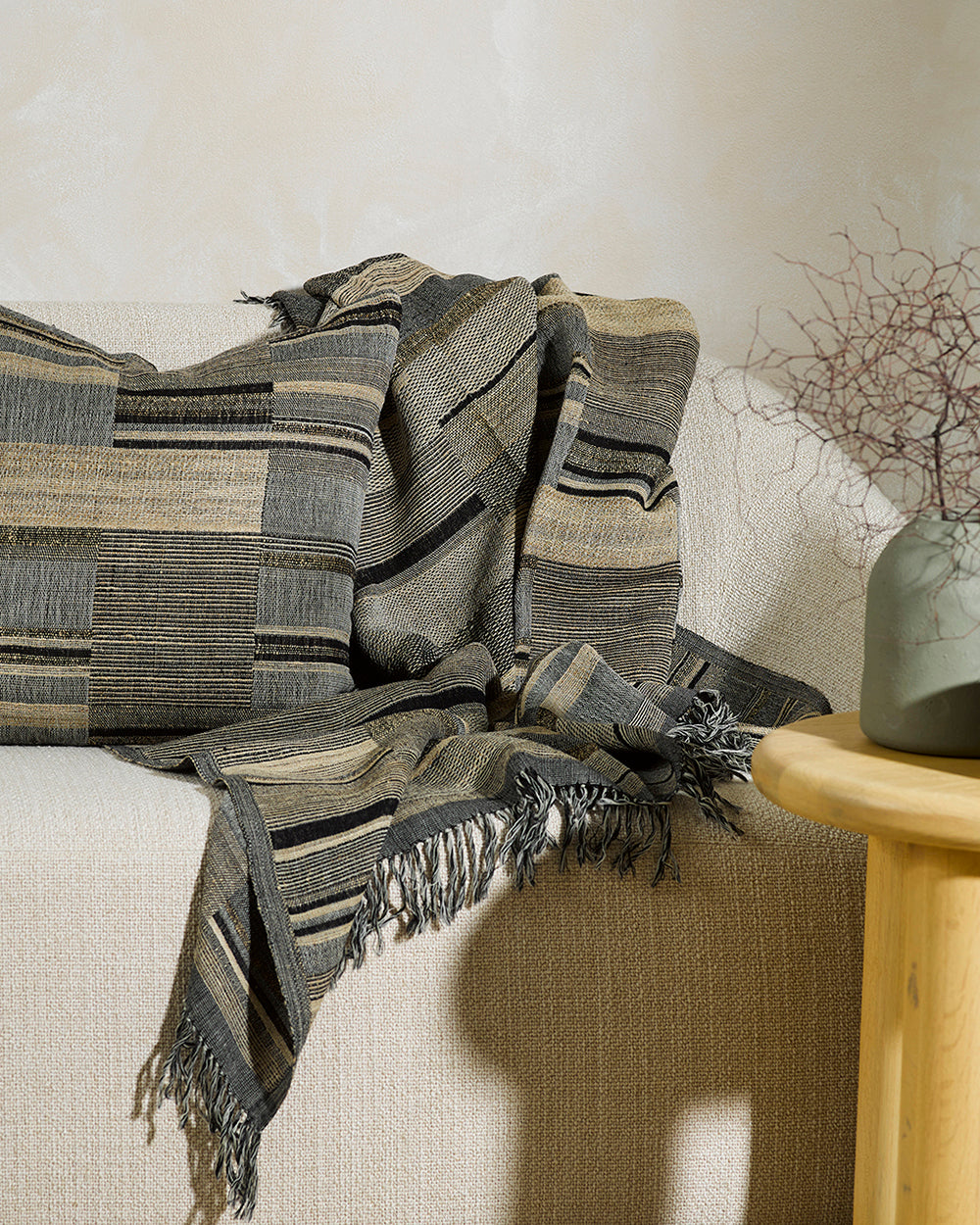 Kentucky Throw - Silk and Wool