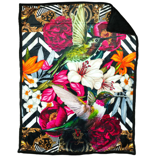 Lily Bird Sherpa Blanket - Victoria Jane