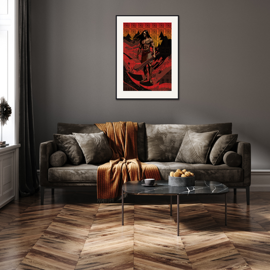 Mafui-e Art Print - Darcy Solia