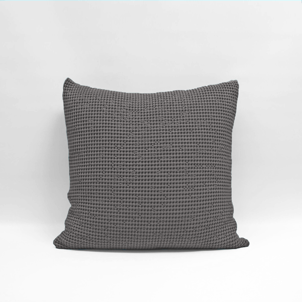 Bliss Stonewashed Cotton Waffle Euro Pillow