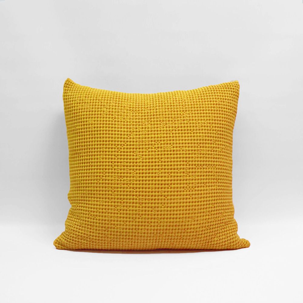 Bliss Stonewashed Cotton Waffle Euro Pillow