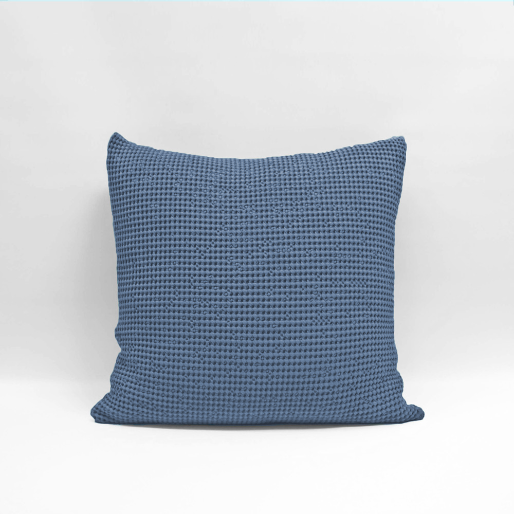 Bliss Stonewashed Cotton Waffle Euro Pillow