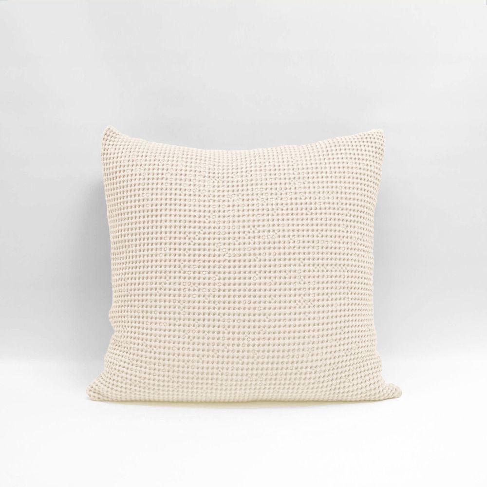 Bliss Stonewashed Cotton Waffle Euro Pillow