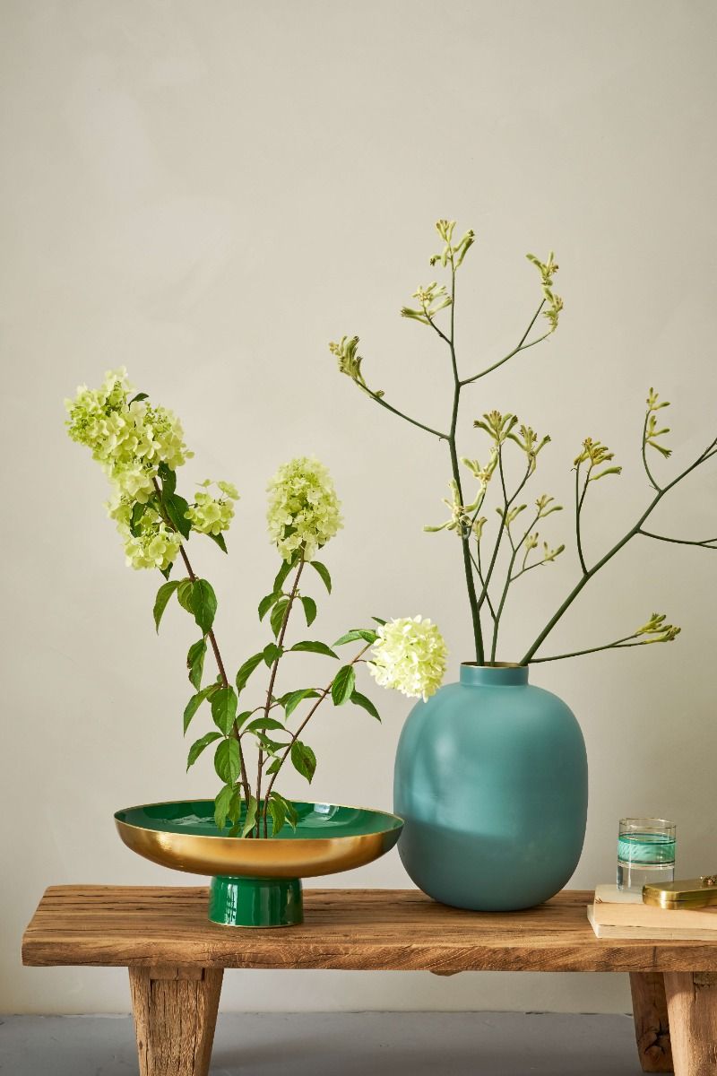 Metal Tray Bowl - Green