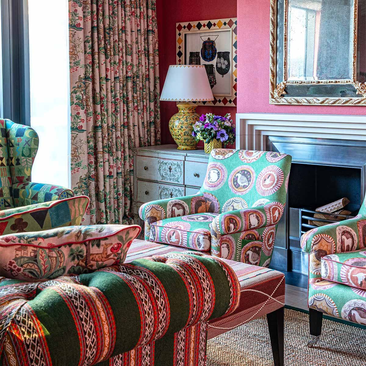 Robina's Dinner Party Fabric - GP&J Baker