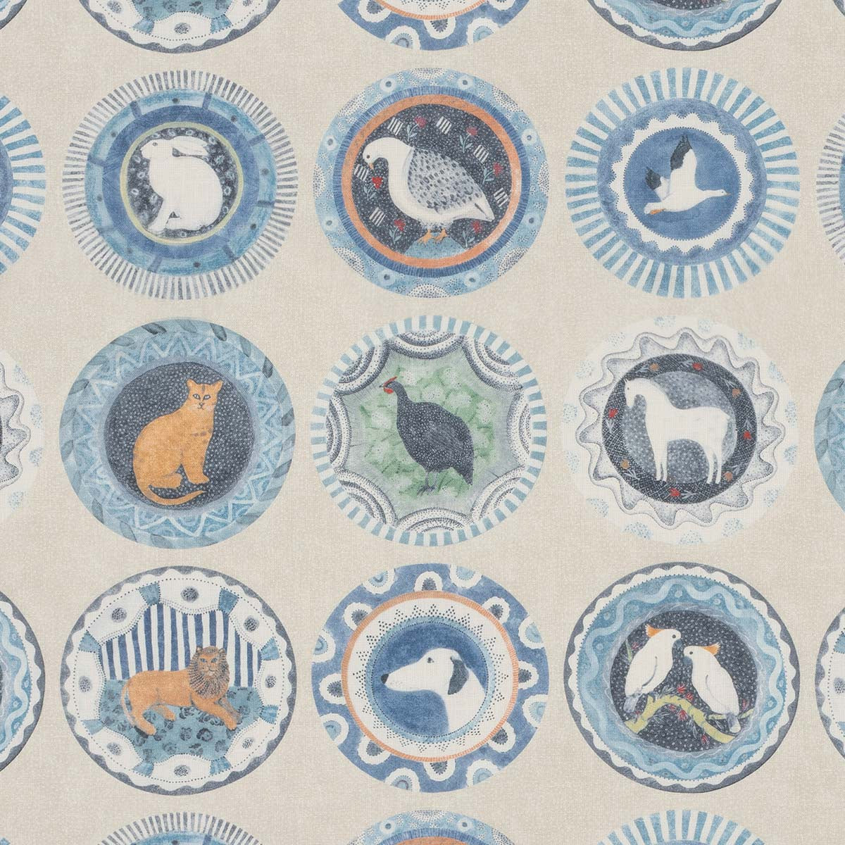 Robina's Dinner Party Fabric - GP&J Baker