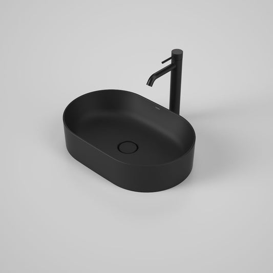 Liano II 530mm pill above counter basin in black