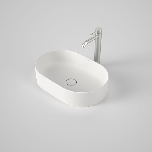 Liano II 530mm pill above counter basin in matte white