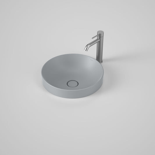 Liano II 400mm round inset basin grey