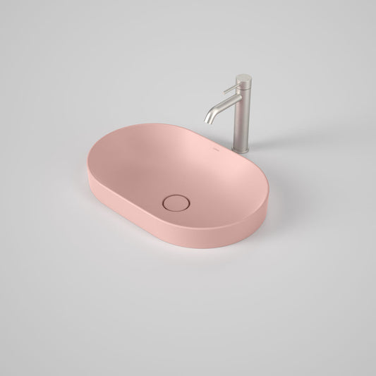 Liano II 530mm pill inset basin in pink