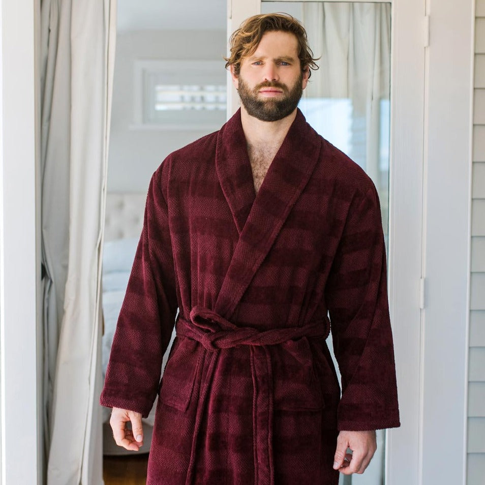 Aiden Men's Bath Robe My Sanctuary – My Sanctuary NZ AU