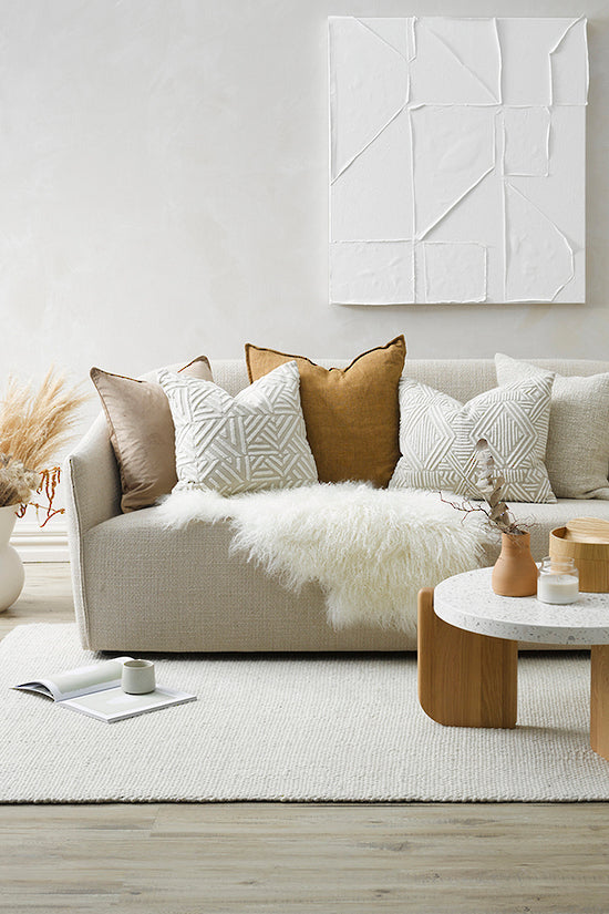Arcadia Linen Cushion from Baya - 12 colours