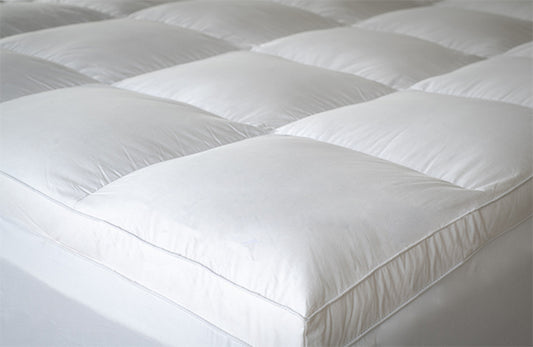New Zealand duck feather and down mattress topper from feathers and co