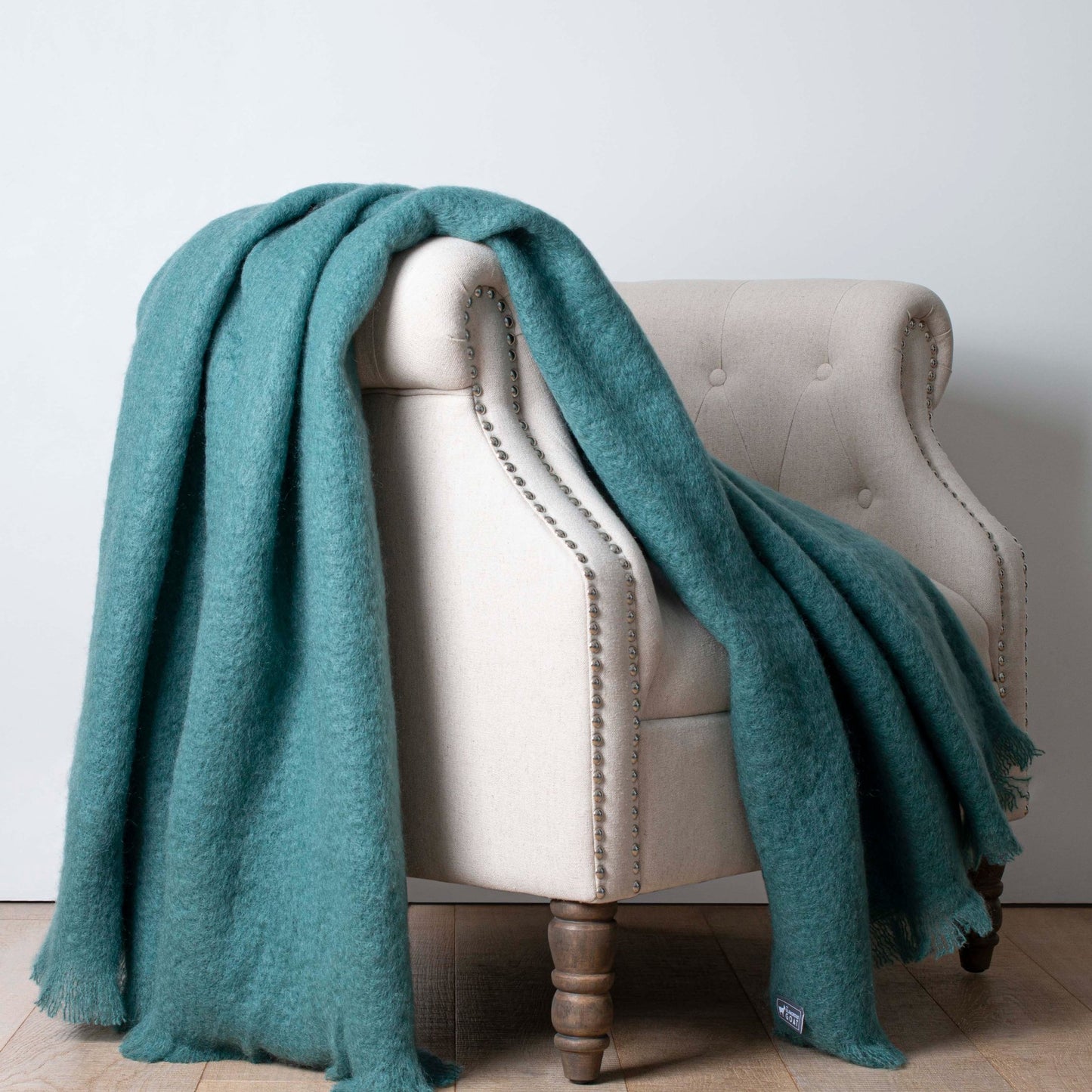 Luxury Mohair Throw - Pounamu