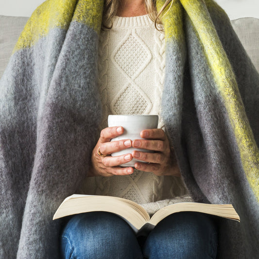 Luxury Mohair Throw - Mt Iron