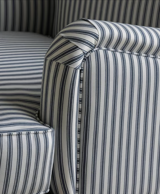 Ticking Stripe Fabric - James Dunlop