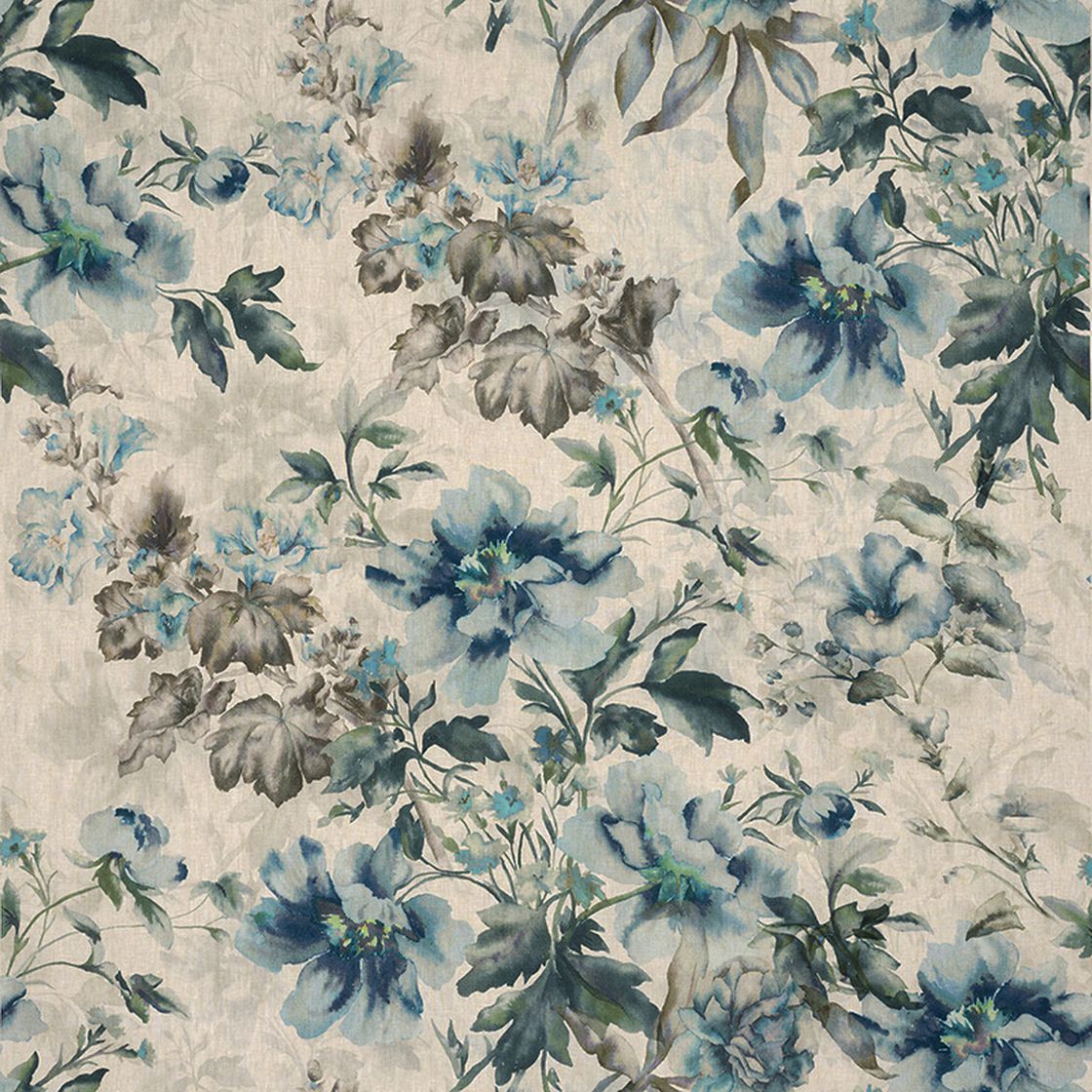 Leila Linen Fabric - James Dunlop