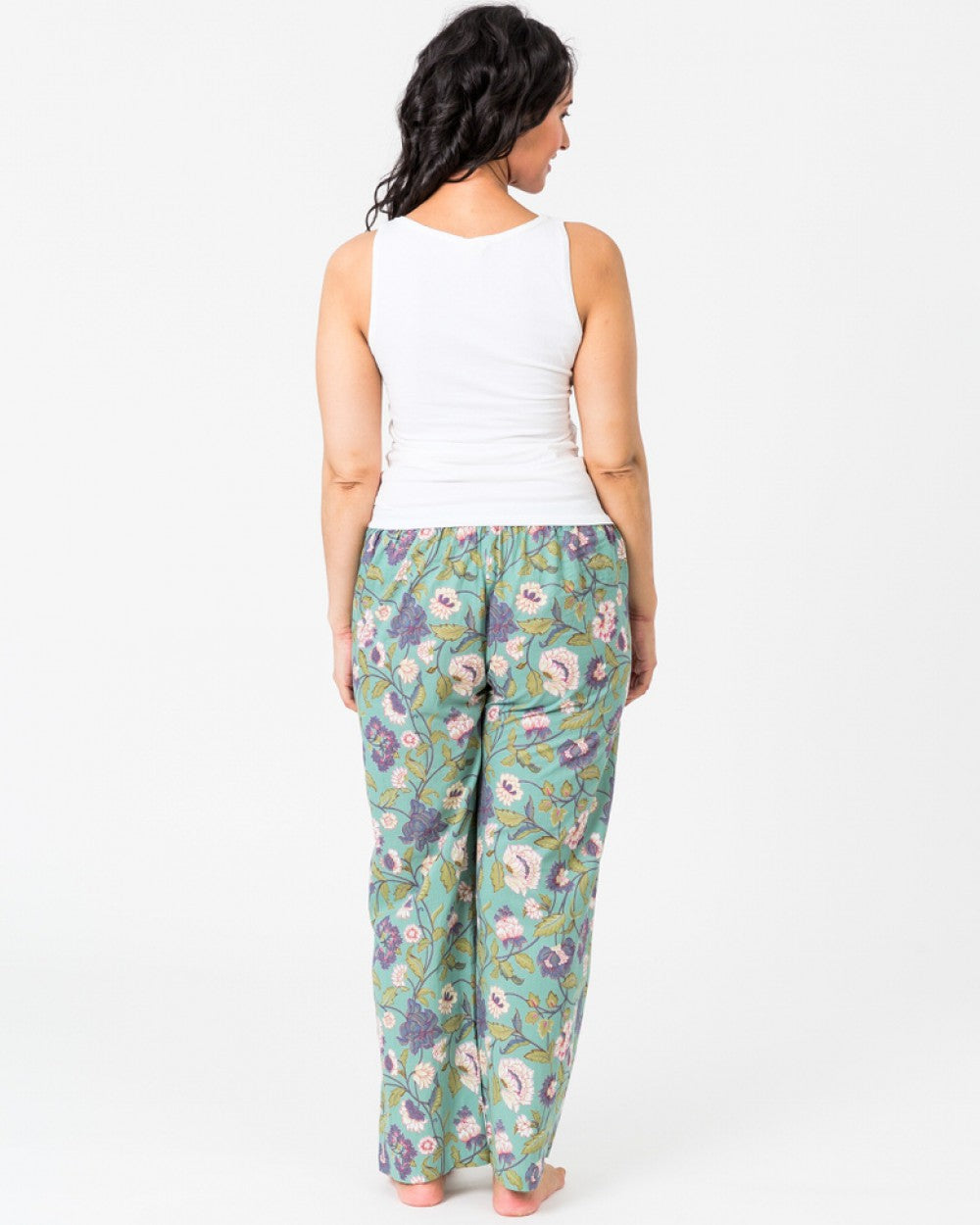 Lily Aqua lounge pants in cotton from Floressents