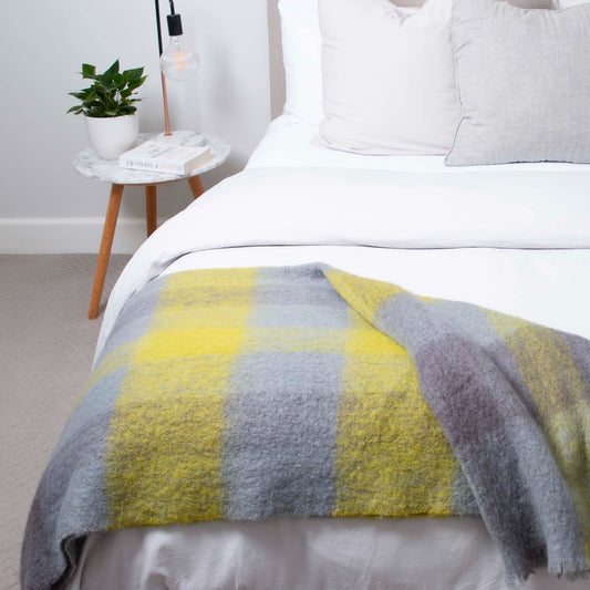 Luxury Mohair Throw - Mt Iron