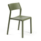 Trill bistro chair in olive green