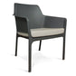 net relax lounge chair charcoal and grey