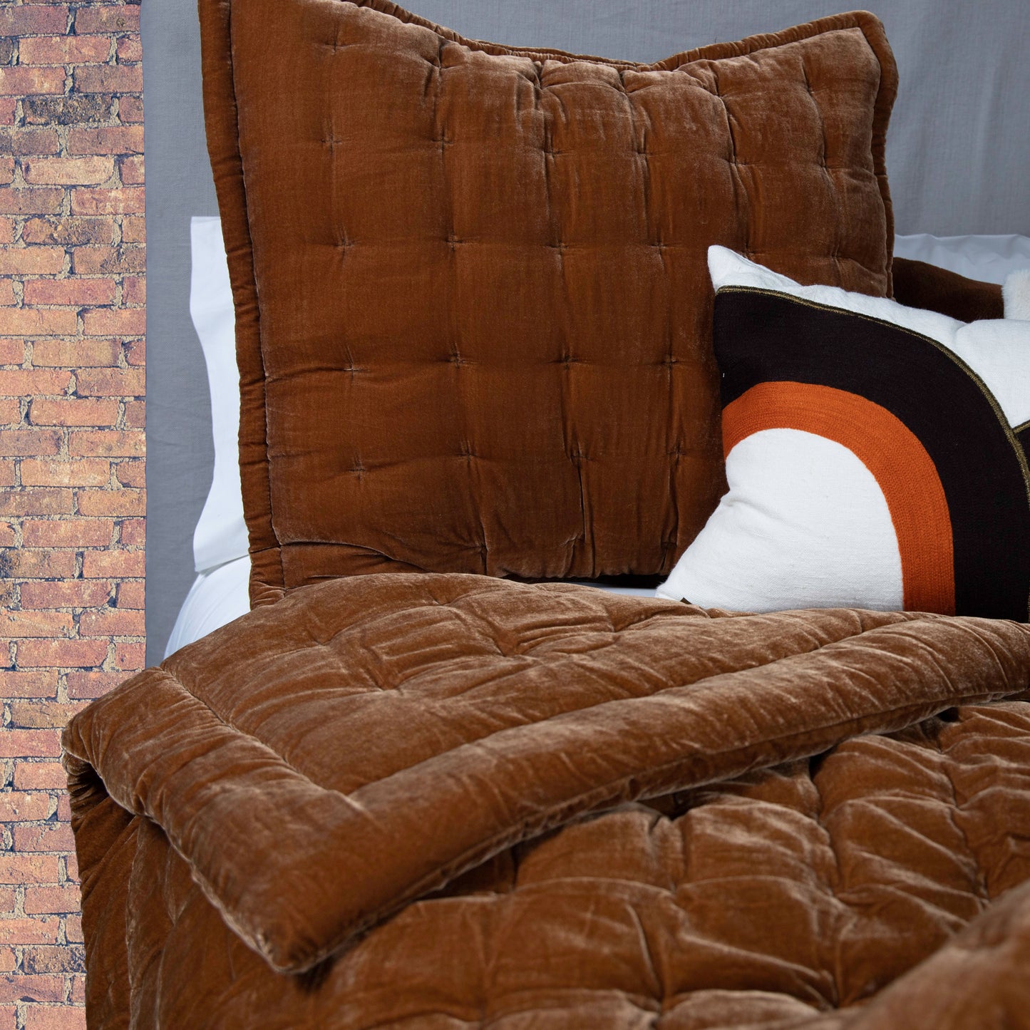 Pin Velvet Comforter from Seneca