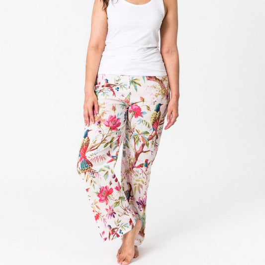 Paradish off white cotton lounge pyjama pants from Floressents
