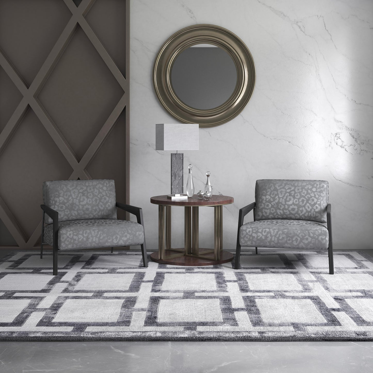 Jaguar Fabric - Warwick Fabrics Sauvage Collection