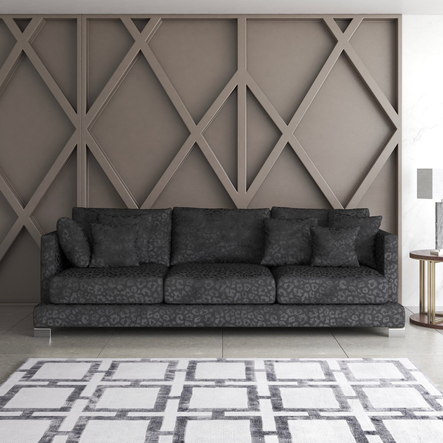 Jaguar Fabric - Warwick Fabrics Sauvage Collection