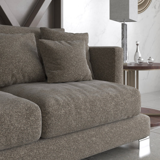 Mimosa fabric in mink