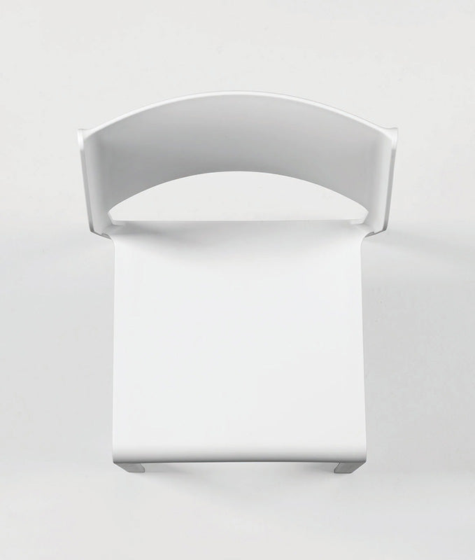 Trill bistro chair in white