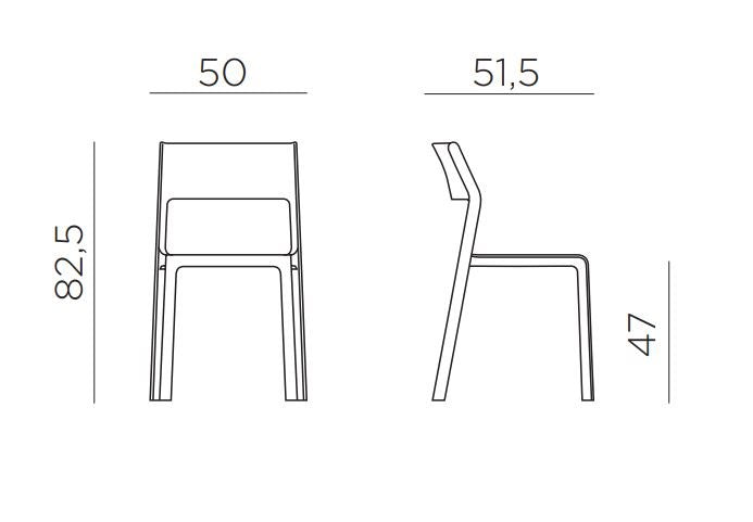 Nardi Trill Bistro Chair