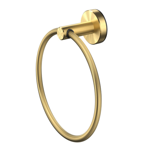 Methven Turoa Hand Towel Ring Brushed Gold TUSTRGD