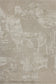 Paolo rug - pale cream with abstract high pile pattern