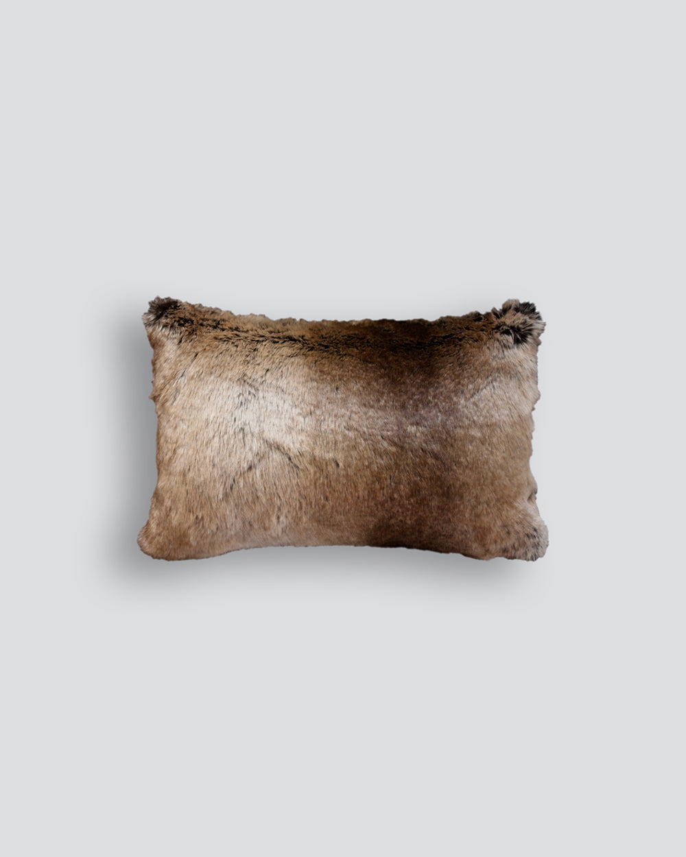Luxury Imitation Fur Cushion - Sable