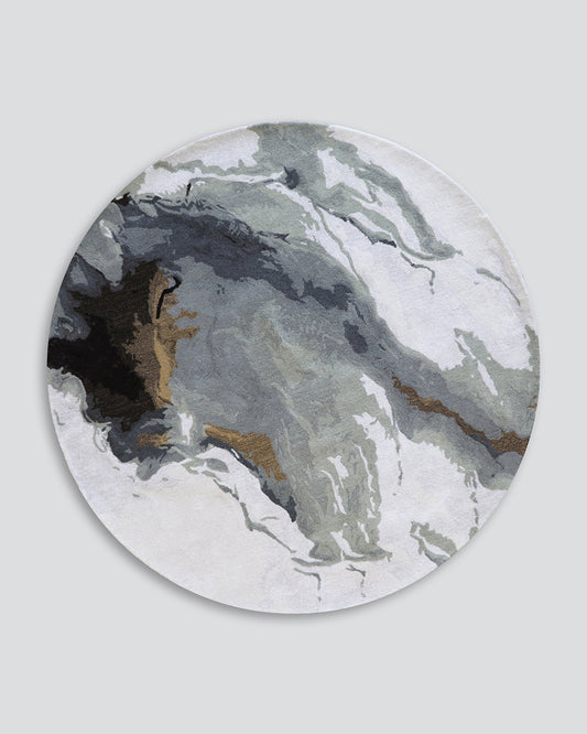 Uluru sandstone round rug