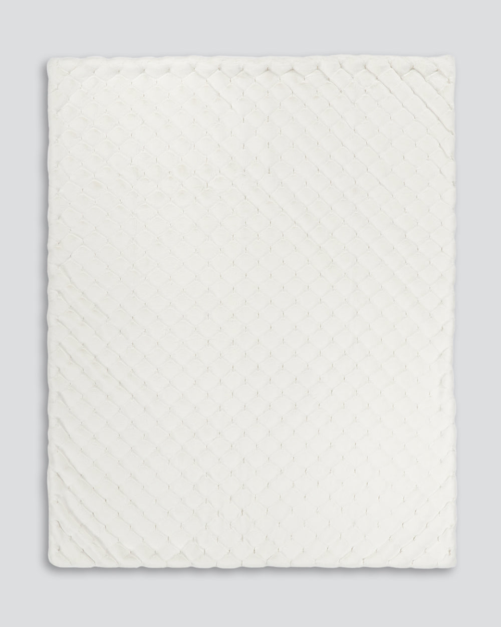 Luxury Imitation Fur Throw - Valentina White